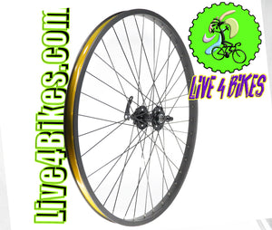 26 in Front Wheel Rim Disc brakes QR  - Live 4 Bikes