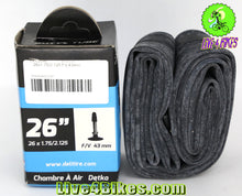 Load image into Gallery viewer, 26in 26 x 1.75 / 2.125 presta valve Bicycle Inner tube - Live 4 bikes