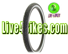 Load image into Gallery viewer, City 26 in White Wall Beach Cruiser Tire 26x2.125 Smooth slick Tire - Live 4 Bikes