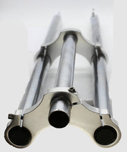 Load image into Gallery viewer, Triple Tree Chopper Fork 1-1/8 Inch Threadless 30 Long Chrome - Live4Bikes