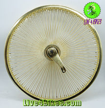 Load image into Gallery viewer, 20 Inch Steel Coaster Wheel 144 Spoke Gold