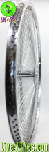 Load image into Gallery viewer, 20 Inch Hollow-Hub Steel Wheel 144 Spoke 14G Chrome