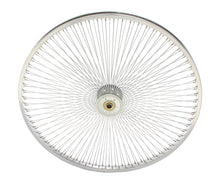 Load image into Gallery viewer, 26 Inch x 32mm Hollow-Hub Steel Wheel 144 Spoke 14G Chrome Bearing 5/8idx1-3/8od Single Wall Chrome.