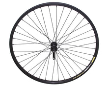 Load image into Gallery viewer, 29 ALLOY FRONT WHEEL 36 SPOKE 14GBLACK 3/8 Q.R/AXLE DOUBLE WALL BLACK
