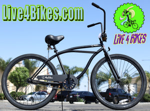 29 In Malibu XL Beach Cruiser Bike Mens Single Speed Cruiser Bicycles w/ Coaster Brake