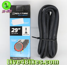 Load image into Gallery viewer, 29in tube 29X2.10-2.40 Thorn Resistant Heavy Duty Inner Tube Presta Valve FV 43mm Live4Bikes