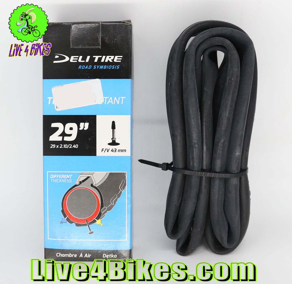 29in tube 29X2.10-2.40 Thorn Resistant Heavy Duty Inner Tube Presta Va ...