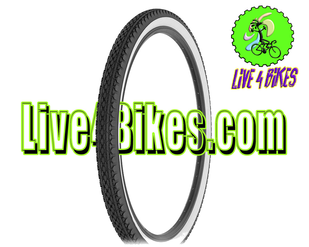 29 White Wall Tires 29x2.125 BMX Cruiser WW Tire Diamond 29in LIVE 4 BIKES