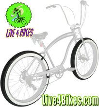Load image into Gallery viewer, 29&quot; White Wall Tires 29x2.125 BMX Cruiser WW Tire Diamond 29in
