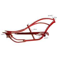Load image into Gallery viewer, FM-BRONCO Bronco chopper Stretch cruiser bike frame 26" coaster brake or 7 Speed frame