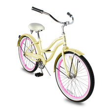 Load image into Gallery viewer, Micargi Tahiti Single Speed 26 Inch Women's Beach Cruiser Bike