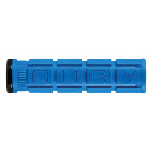 Load image into Gallery viewer, Grips Oury Mtn Lock-On Single Wall Clamp Blue/Bk