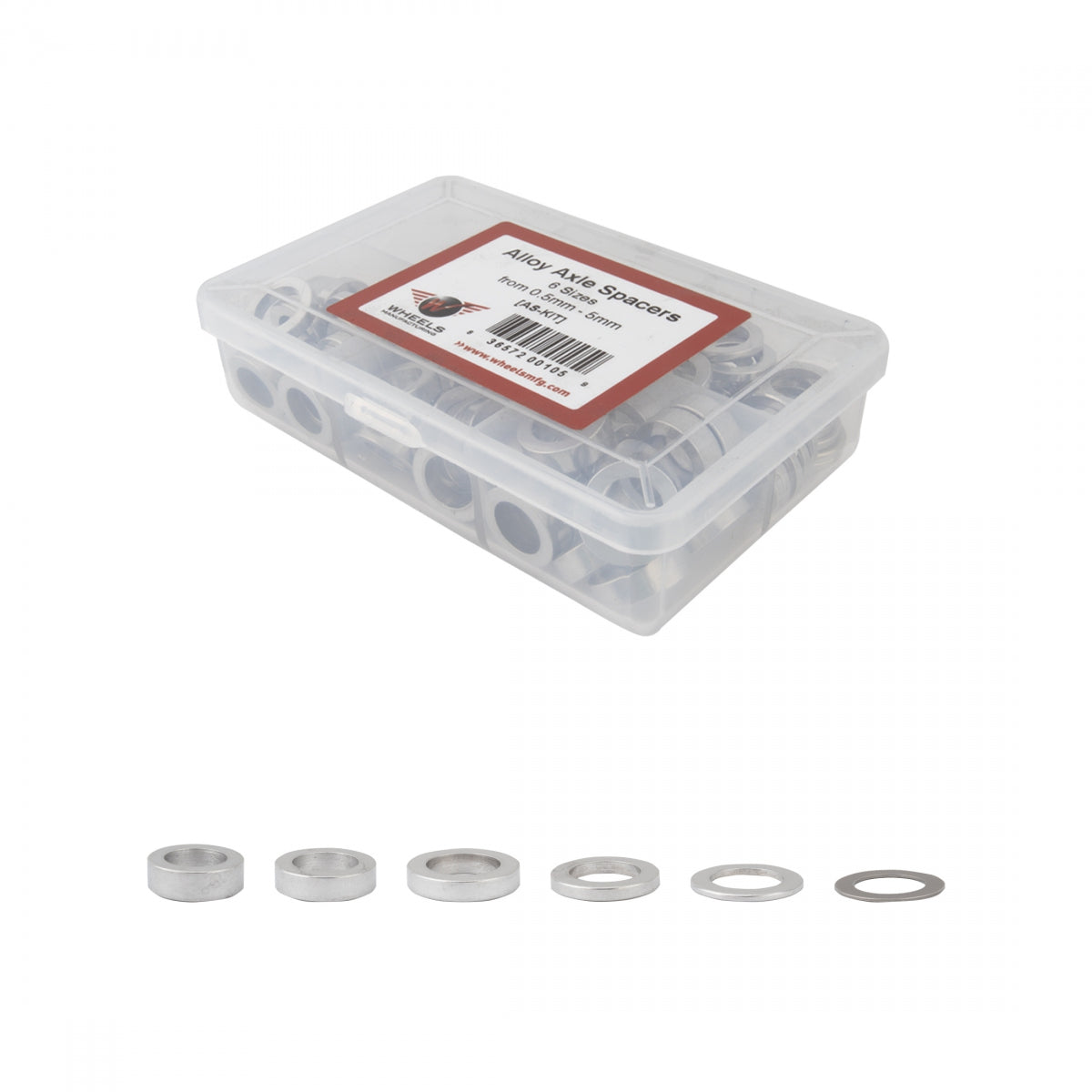 Wheels Manufacturing Hub Axle Spacer Wheels Mag Kit 120pcs w/Case Wheel ...