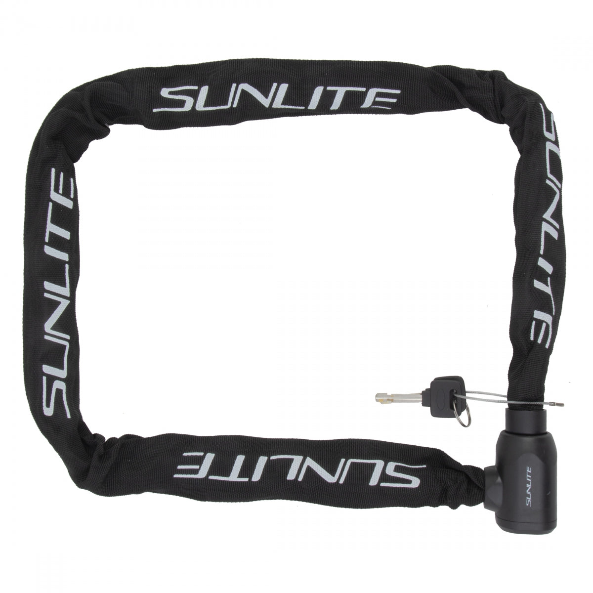 Sunlite Lock Sunlite Chain Ebike Key 8x51in Bk E-Bike Key Chain Lock ...