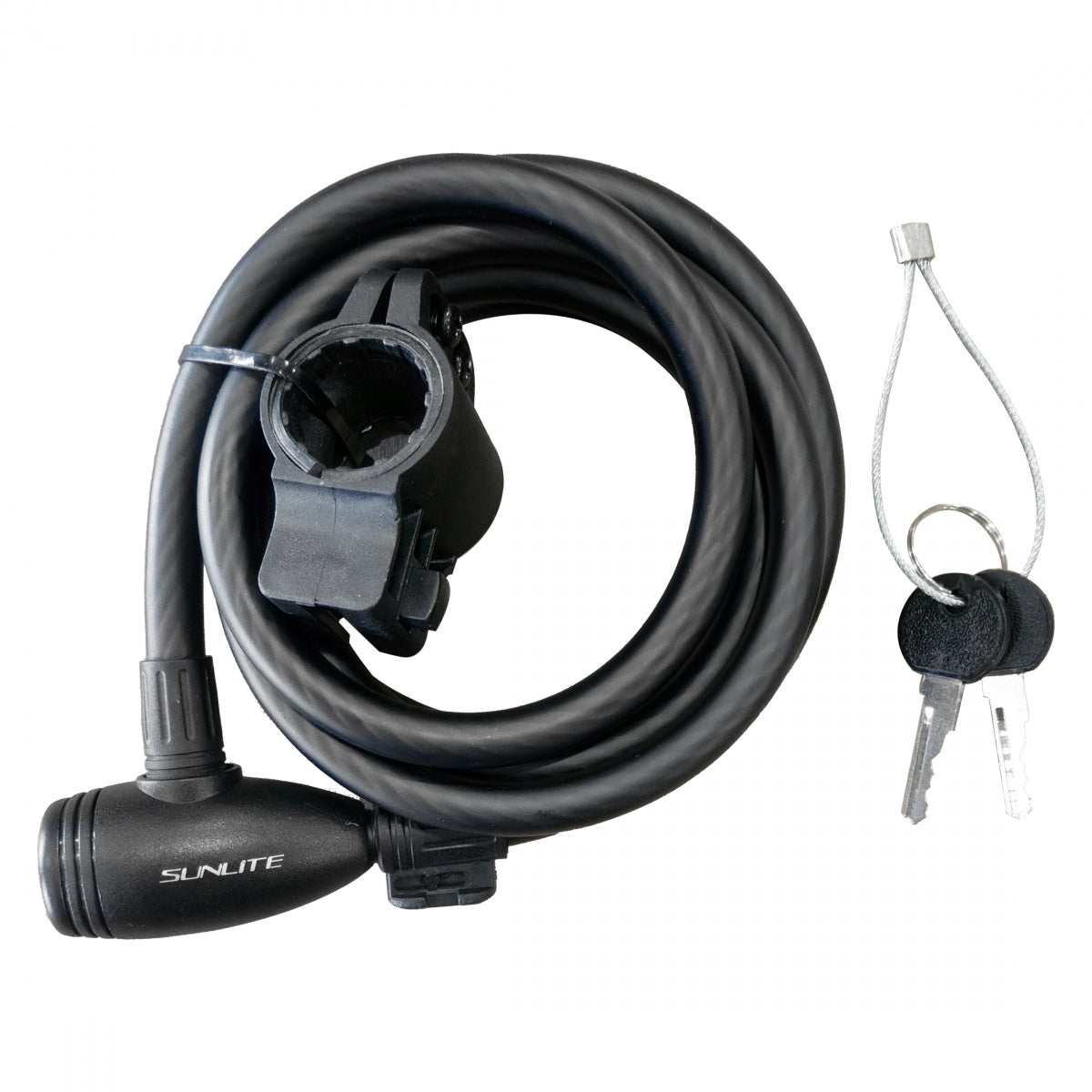 Sunlite Lock Sunlite Cable 12mmx6f Keyed-Alike Key-2 w/Bkt Coil Bk ...
