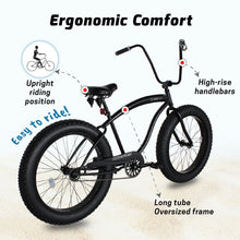 Load image into Gallery viewer, Micargi Luxe GT 26" Beach Cruiser Bikes
