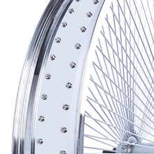 Load image into Gallery viewer, Micargi WH-TH7526140C-CP Lowrider 26*3 Alloy Chrome Fat Rims Wheel Set with Coaster Brake