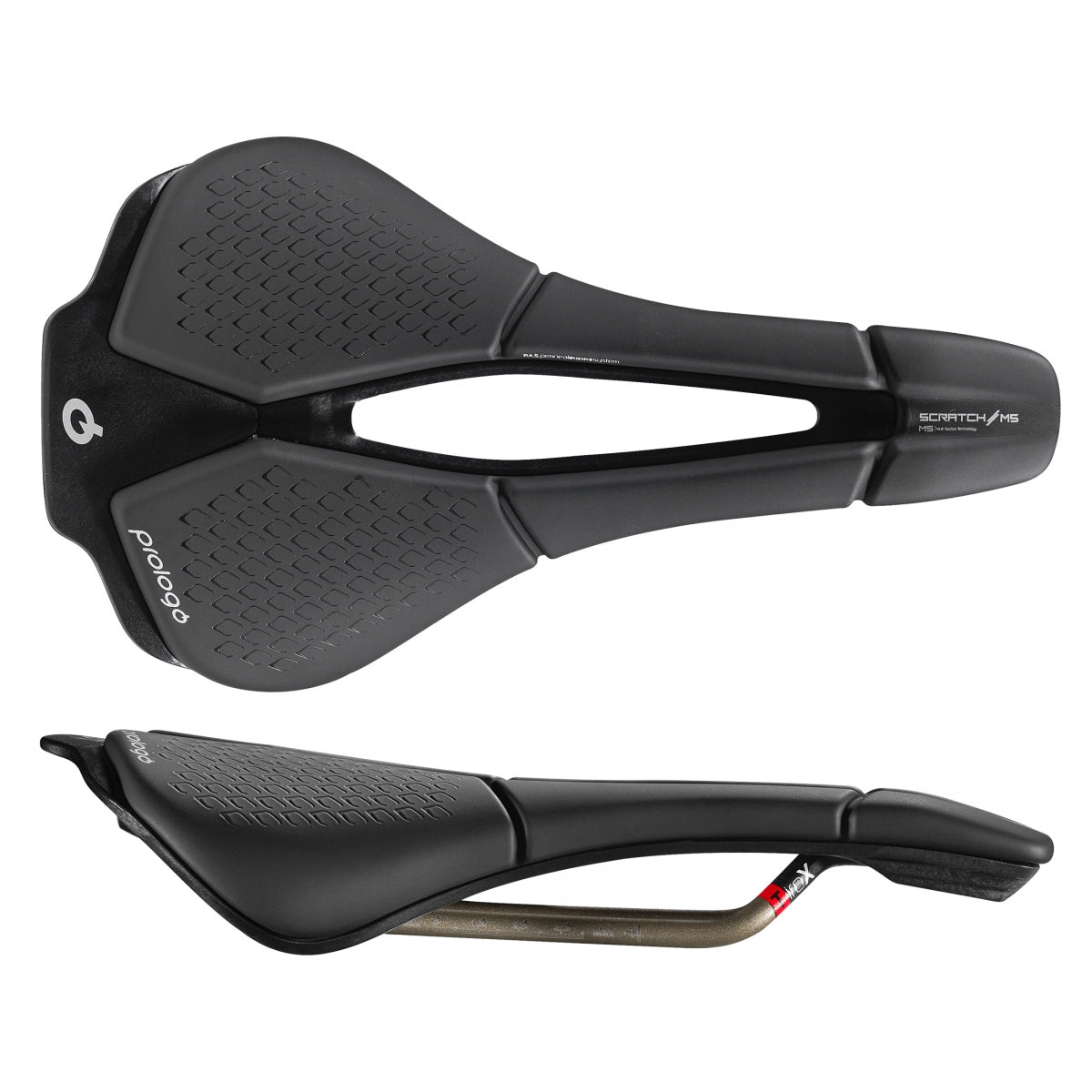 Prologo Seat / Saddle Prologo Scratch M5 Pas Tirox 140 Bk Scratch