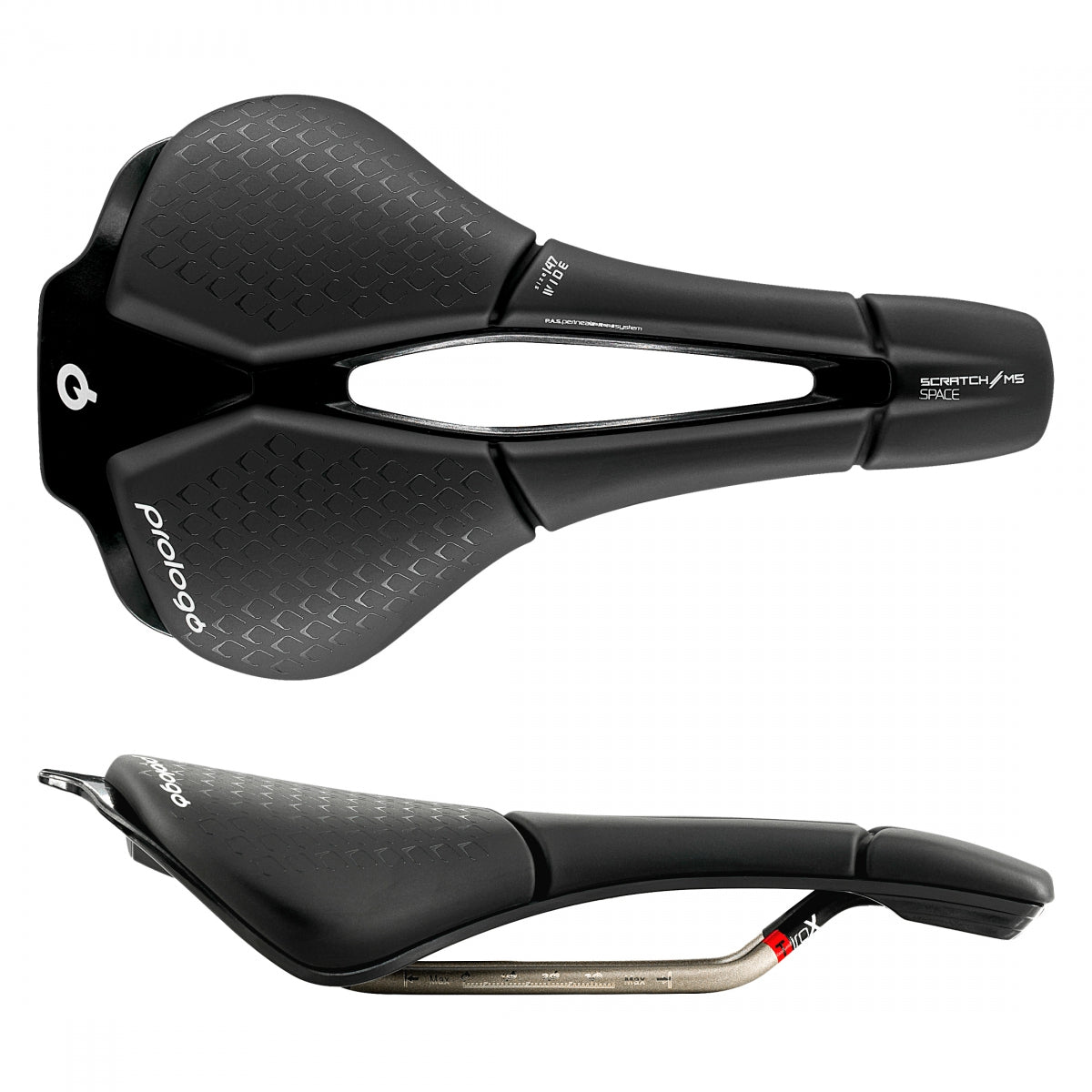 Prologo Seat / Saddle Prologo Scratch M5 Pas Space Tirox 147 Bk