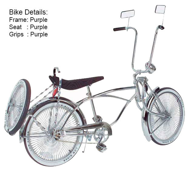 Wholesale Lowrider Beach Cruiser Chopper Mountain 536-3 Lowriders Bicycle, – LIVE 4 BIKES