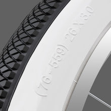 Load image into Gallery viewer, Micargi TR-WD-W1111 26x3.0 inches White Wall Tire
