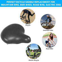 Load image into Gallery viewer, Micargi Oversized Most Comfortable Bike Seat Wide Soft Padded Bike Saddle