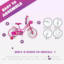 Load image into Gallery viewer, Micargi Ellie Kids Bike Freestyle Bicycle