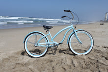 Load image into Gallery viewer, Firmstrong Bella Classic 26" 3-Speed Women's Beach Cruiser Bike - Blue