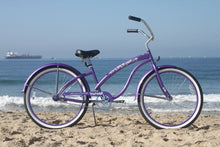 Load image into Gallery viewer, Firmstrong Bella Classic 26" Women's Beach Cruiser Bike - Purple