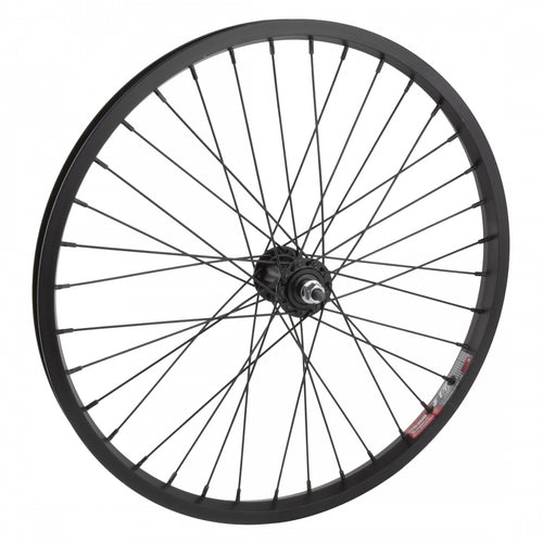Wheel Ft 20x1.75 406x19 Alloy Bk 36 Alloy Bolt On 5/16 Bk 72mm SS2.0BK For Folding Bike