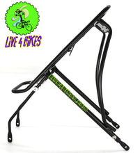Load image into Gallery viewer, Black Alloy Single Clip  Bicycle Rack Adjustable 26in-700c - Live 4 Bikes