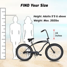 Load image into Gallery viewer, Micargi Luxe GT 26" Beach Cruiser Bikes