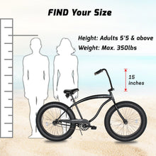 Load image into Gallery viewer, Micargi Luxe GT 26" Beach Cruiser Bikes