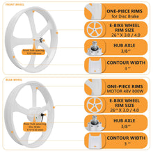 Load image into Gallery viewer, WH-EDS-A4248800 E-Bike Wheel Set with 800W 48V Motor for Disc Brake