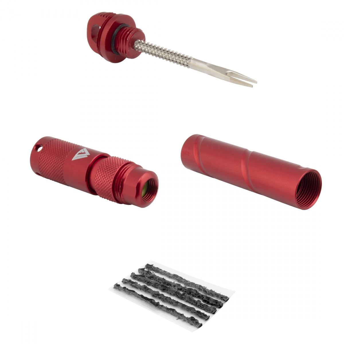 Kom Cycling Patch Kit Kom Tubeless Tire Repair Plug Kit w/Co2 Adapter ...