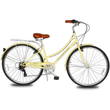 Load image into Gallery viewer, Micargi Roasca Step Through 700C Hybrid City Bikes 7 Speed