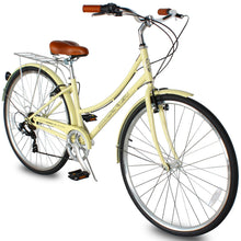 Load image into Gallery viewer, Micargi Roasca Step Through 700C Hybrid City Bikes 7 Speed