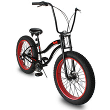 Load image into Gallery viewer, Micargi Slugo SS Female 26"*4" Fat Tire with 7-Speed Disc Brake Beach Cruiser Bike