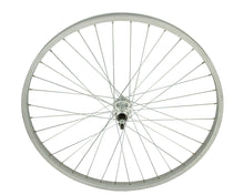 Load image into Gallery viewer, 26 X 1.75 ALLOY FREEWHEEL 36 SPOKE 14G UCP 3/8 AXLE SINGLE WALL SILVER - Live 4 Bikes