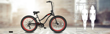 Load image into Gallery viewer, Micargi Slugo SS Female 26"*4" Fat Tire with 7-Speed Disc Brake Beach Cruiser Bike