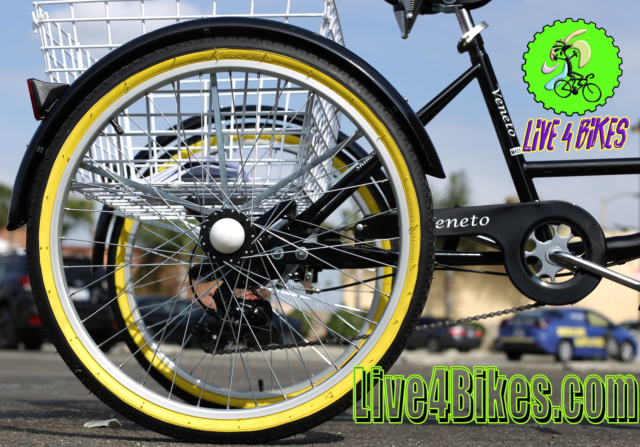 Trike Tricycle 3 wheeler Black Balance Bike Bicycle adult 24 in 7 spee LIVE 4 BIKES Trike Tricycle 3 wheeler Black Balance Bike Bicycle adult 24 in 7 spee LIVE 4 BIKES