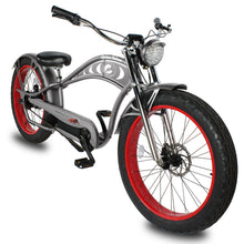 Load image into Gallery viewer, Micargi Cyclone 26" 48V 500W Electric Fat Tire Beach Cruiser