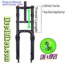 Load image into Gallery viewer, 20&quot; kids bike  Fork For Caliper Brakes Chrome - Live4Bikes