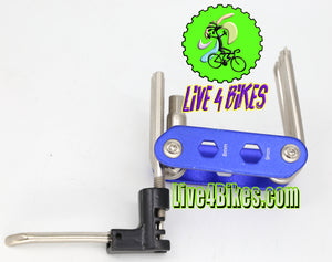 Bicycle Mini Multi Tool 15 Function / Chain breaker / BB Crank Alen - Live 4 Bikes