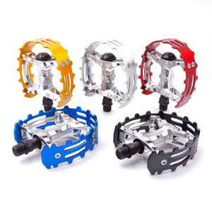 Bear claw Trap Pedals 9/16 Gold for BMX bikes  - Live 4 Bikes