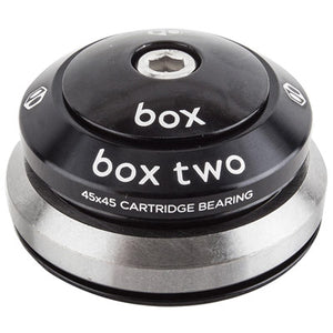 Box Two Int Headset 1.5 45X45 Alloy Sealed Integrated Black Two Alloy Integrated Headset Box Headsets