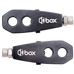 box two tensioner 10mm 2hol bk 2 axle holes black two chain tensioner box chains