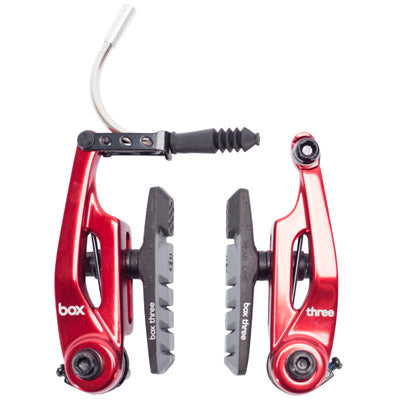 Box Three V-Brake 85Mm Red  Three Mini V-Brake  Brakes