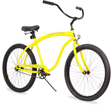 Load image into Gallery viewer, Firmstrong Bruiser Prestige 26" Men's Beach Cruiser Bike - Yellow