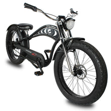 Load image into Gallery viewer, Micargi Cyclone 26" 48V 500W Electric Fat Tire Beach Cruiser